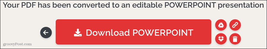 iLovePDF Konvertoval PDF na PowerPoint