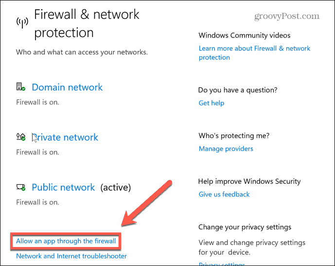 Windows 11 povoľuje firewall aplikácie