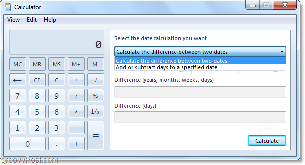 odhad presných dátumov pomocou systému Windows 7