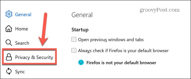 nastavenia ochrany osobných údajov vo Firefoxe