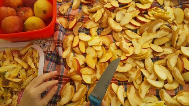 Ako sušiť jablko