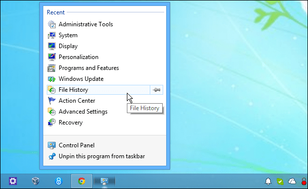 Ako pripnúť ovládací panel na panel úloh systému Windows
