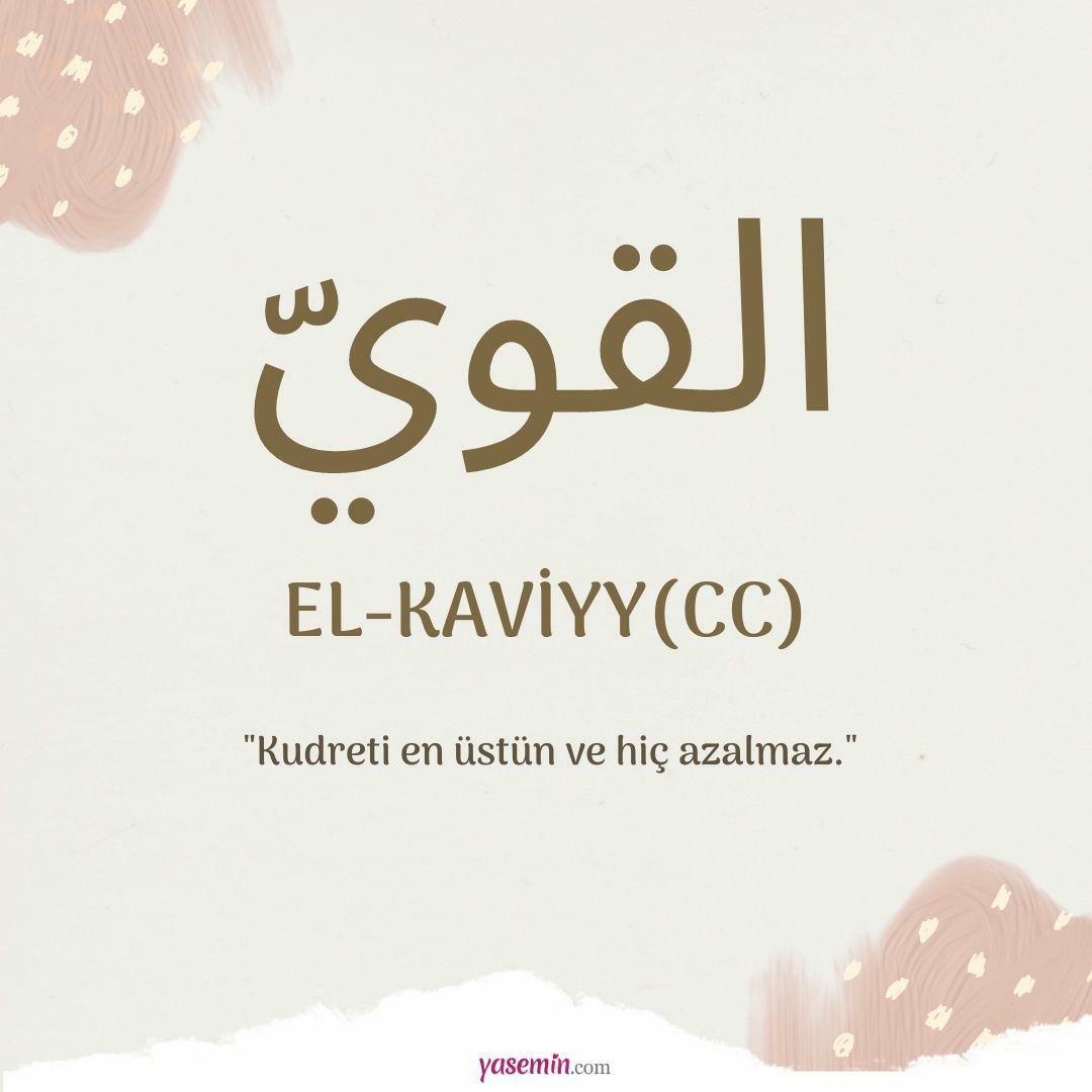 Čo znamená al-Kaviyy (cc)?