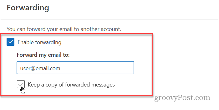Automaticky preposielať e-maily 