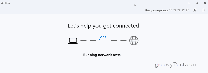 Poradca pri riešení problémov so sieťou v akcii v systéme Windows 11