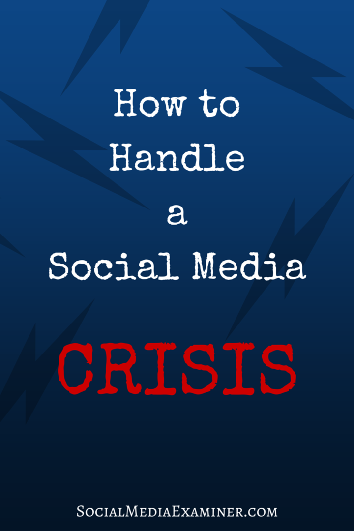 ako zvládnuť krízu v sociálnych sieťach