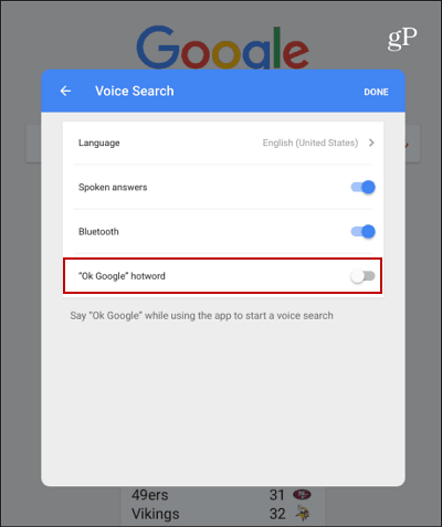 iOS-Voice Search-Setting