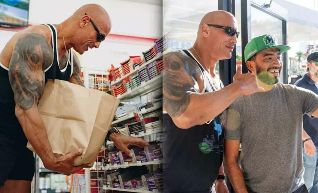 Vošiel do obchodu, kde pred rokmi kradol, teraz ako hviezda! Dwayne Johnson v obchode s potravinami...