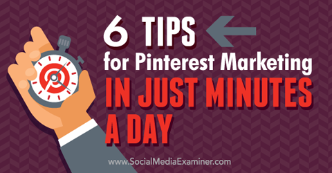 pinterest marketing za pár minút