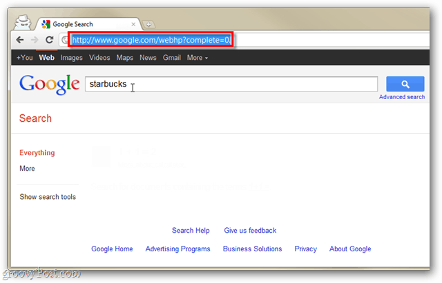 Okamžité vyhľadávanie zakázané v prehliadači Google Chrome
