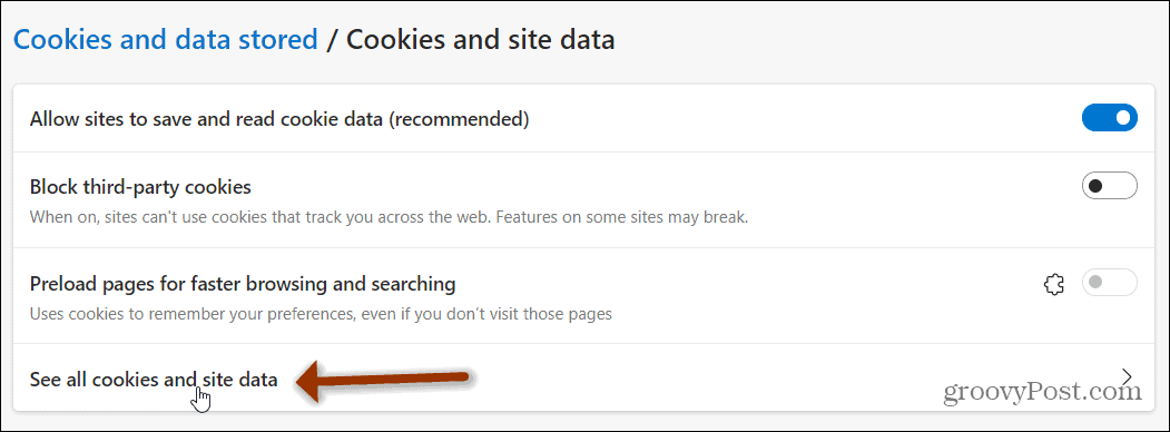 zobraziť všetky súbory cookie a údaje o stránkach