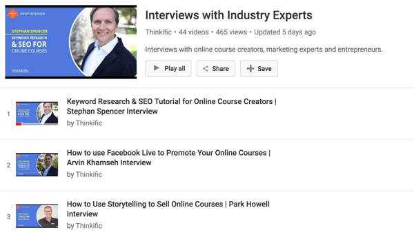 Kanál Think Think na YouTube ponúka sériu rozhovorov s tvorcami online kurzov.