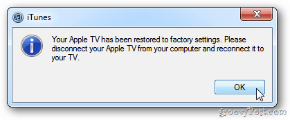 Aktualizácia Apple TV bola dokončená