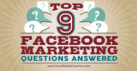 deväť najlepších marketingových otázok na facebooku