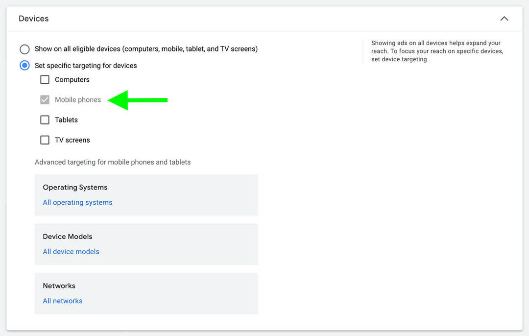 ako-nakonfigurovat-zacielenie-zariadenia-pomocou-youtube-shorts-ads-open-devices-panel-set-specific-targeting-for-devices-for-devices- mobile-phones-select-operating-systems-models-network-priklad- 4