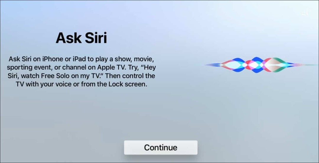 Spýtajte sa spoločnosti Siri Apple TV