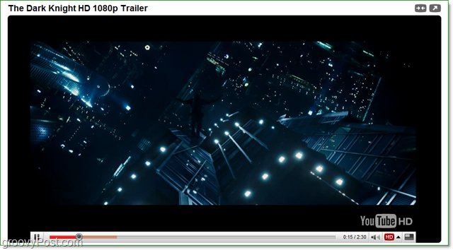 darknight youtube HD trailer v rozlíšení 1080p