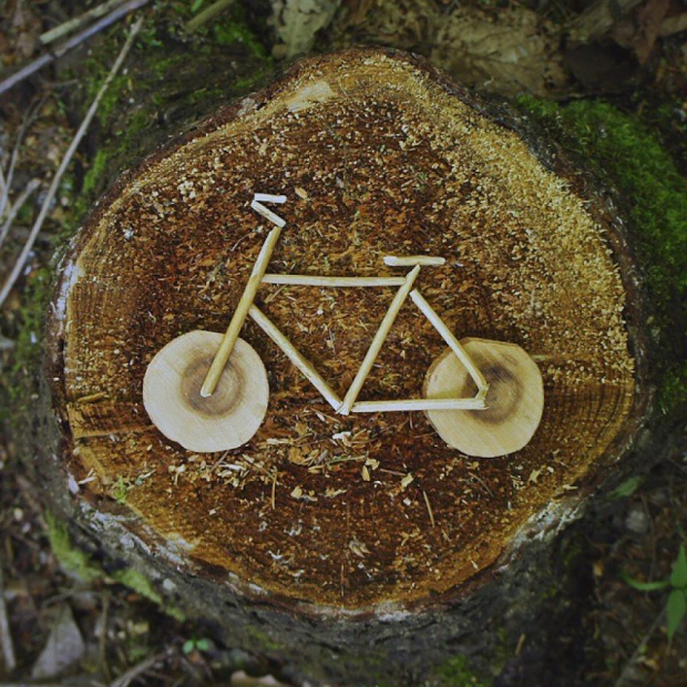 Dizajn bicyklov na drevo