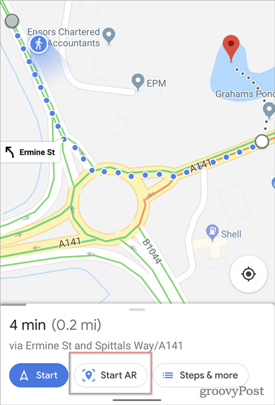 Navigácia Google Maps AR začína AR