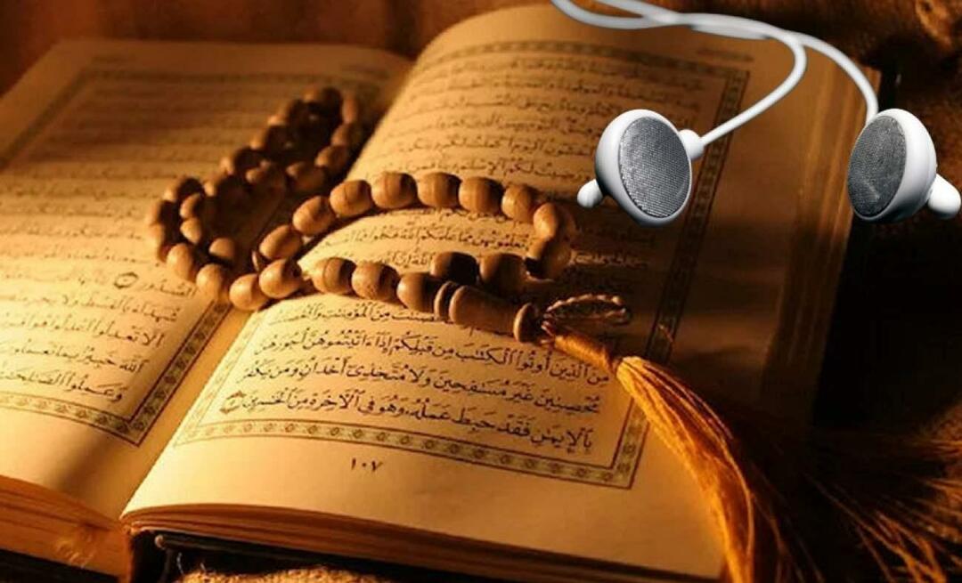 Dá sa Korán počúvať v televízii, rádiu alebo telefóne? Dá sa môj hatim vytvoriť len počúvaním?