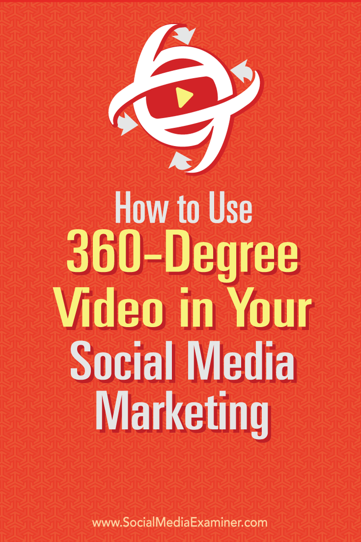 ako používať 360 ° video na marketing v sociálnych sieťach