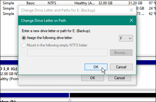 ok, zmeňte písmeno jednotky v systéme Windows 11