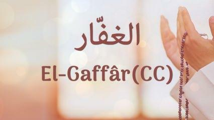Čo znamená al-Ghaffar? Aké sú prednosti mena Al-Ghaffar? Esmaul Husna Al-Gaffar...