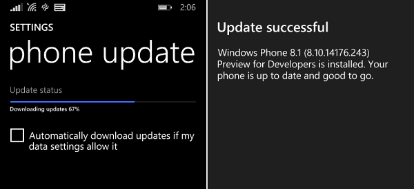 Aktualizácie spoločnosti Microsoft Windows Phone 8.1 pre vývojárov