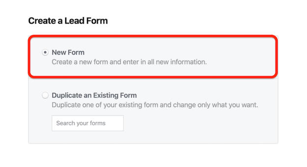 Nová možnosť formulára na Facebooku Vytvorenie okna formulára pre potenciálnych zákazníkov