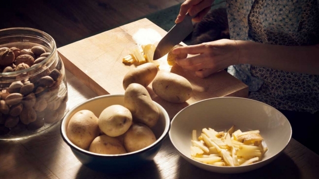 Strata hmotnosti jedením zemiakov