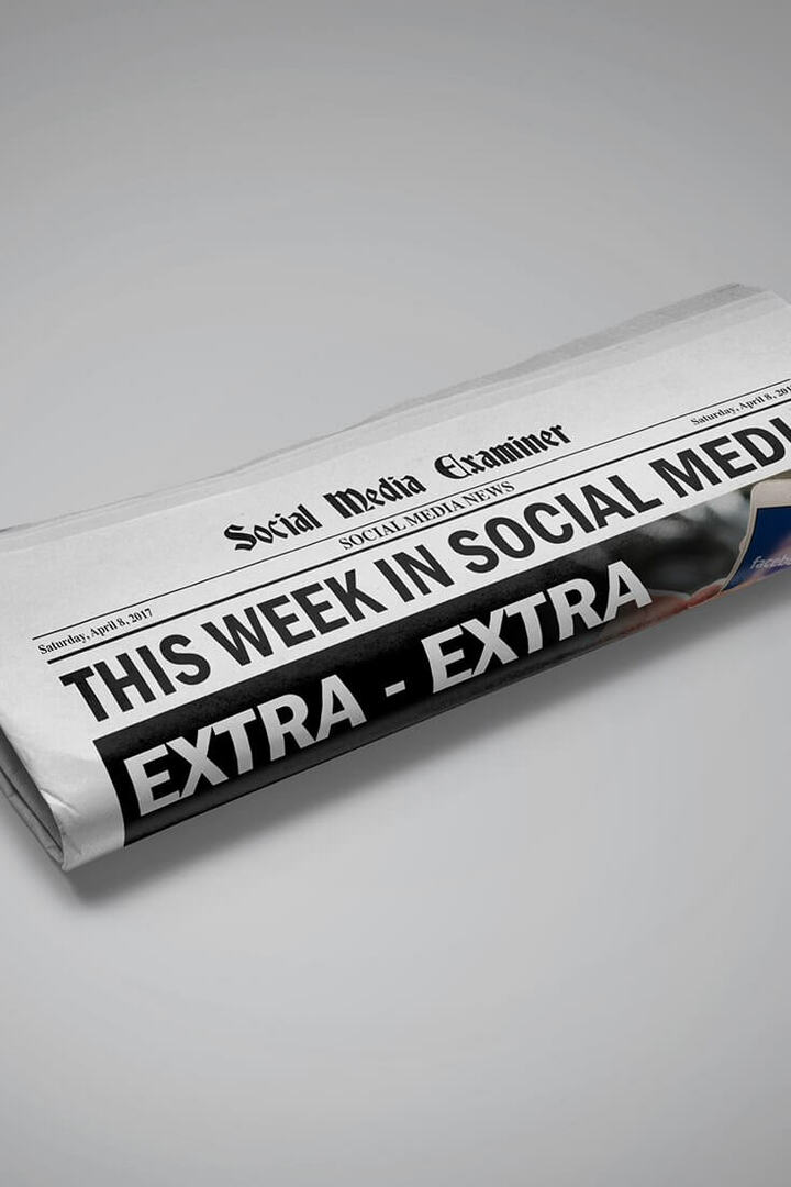 Facebook testuje živé vysielanie na rozdelenej obrazovke: Tento týždeň v sociálnych médiách: prieskumník sociálnych médií