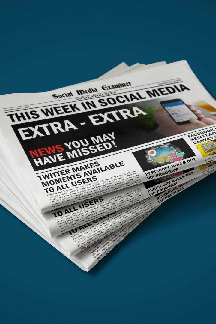 Twitter Moments zavádza funkciu rozprávania príbehov pre všetkých: Tento týždeň v sociálnych médiách: Vyšetrovateľ v sociálnych sieťach
