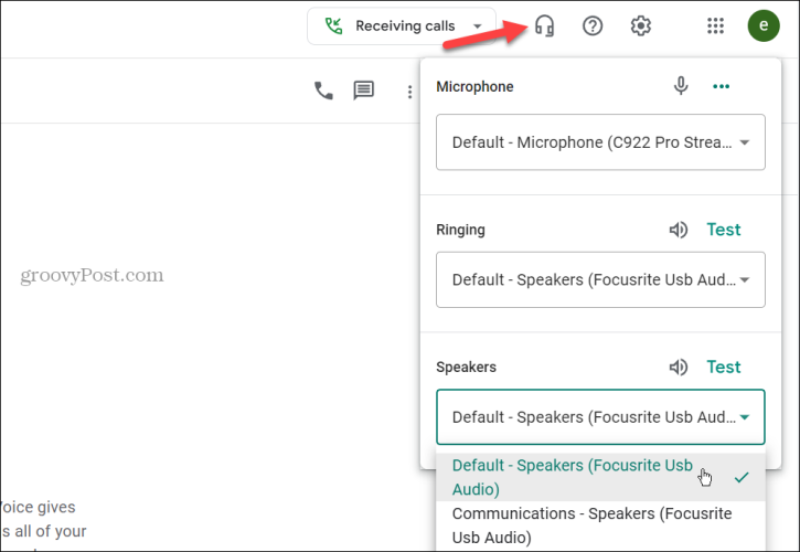 Pomocou služby Google Voice môžete volať z počítača