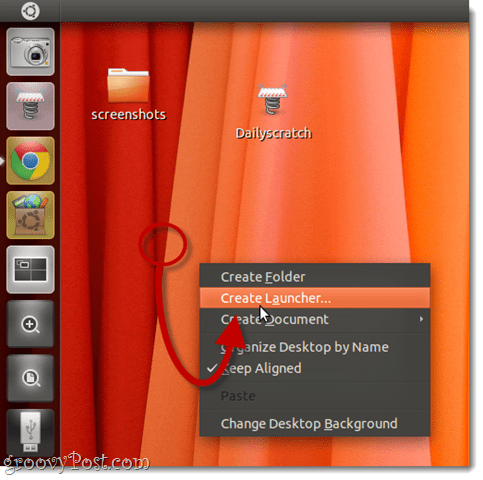 vytvárať spúšťače v Ubuntu