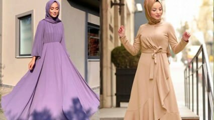 Ako skombinovať letné hidžábové šaty? 2020 šaty modely