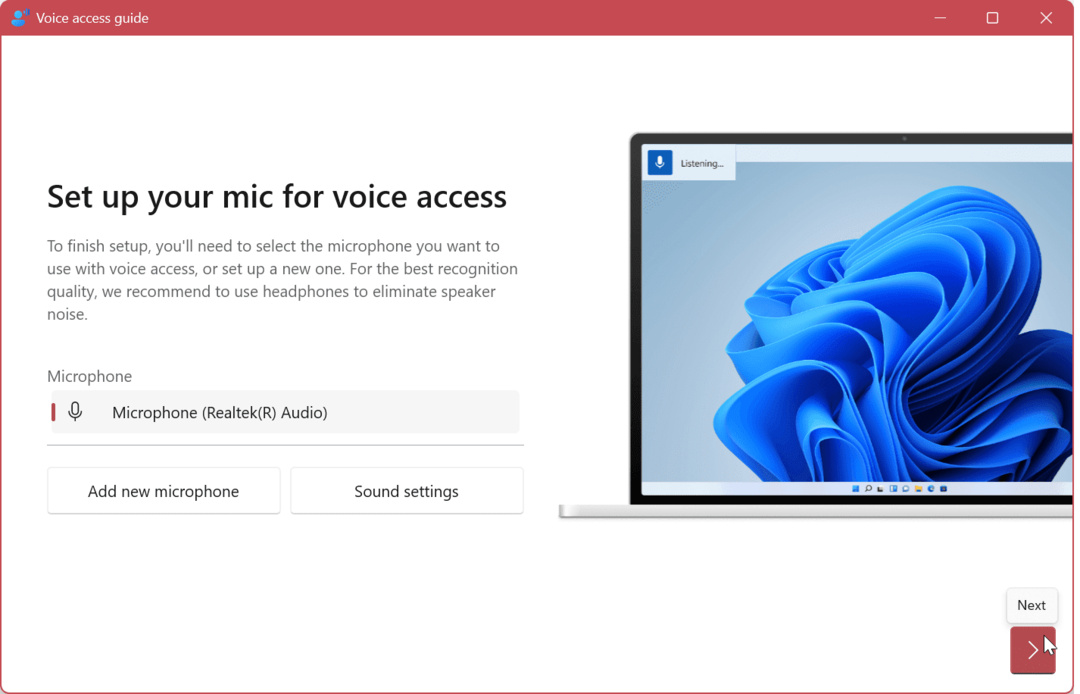 Povoľte a používajte hlasový prístup v systéme Windows 11