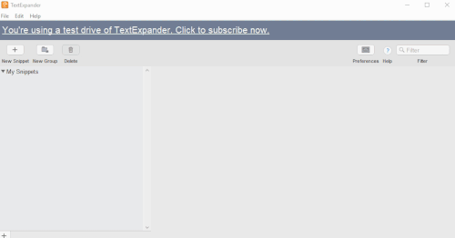 TextExpander vytvorí úryvok