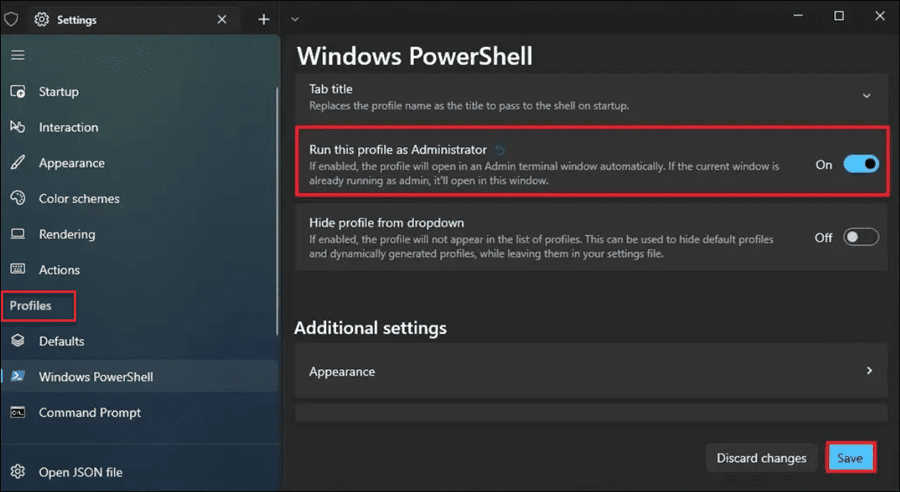 otvorte powershell ako správca v systéme Windows 11
