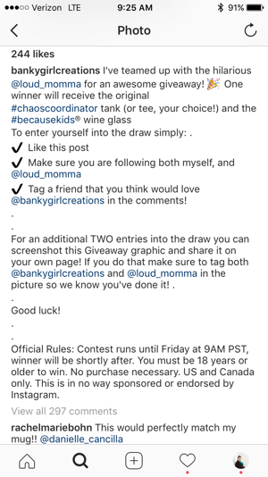 Uistite sa, že vaše pravidlá súťaže Instagram výslovne stanovujú, že Instagram vašu súťaž nesponzoruje ani nepodporuje.