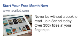 scribd facebook reklama