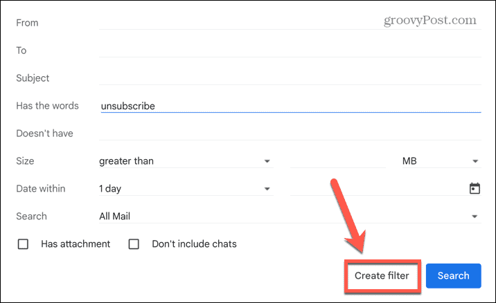 gmail vytvoriť filter