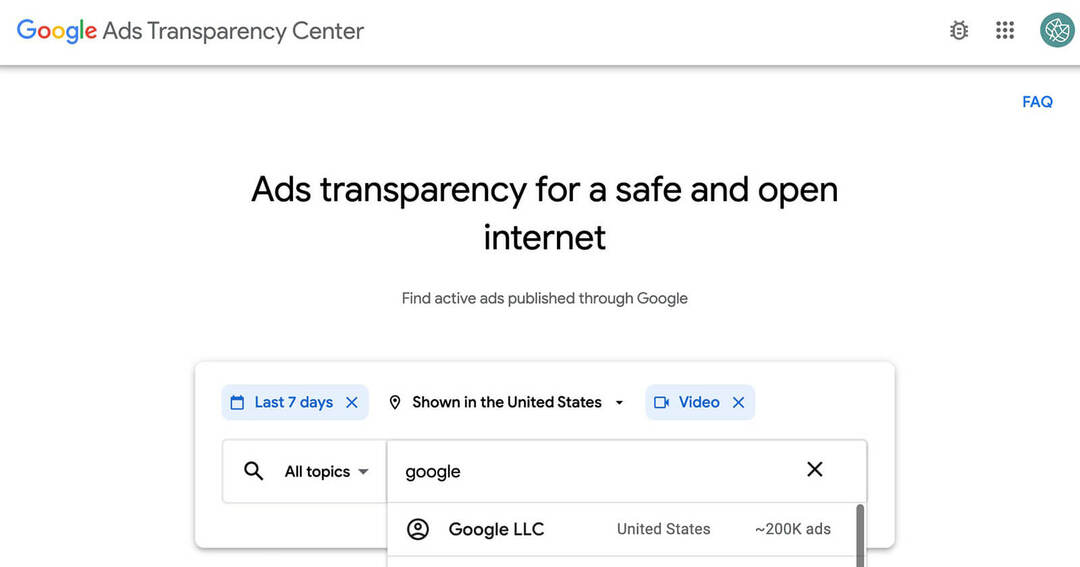 Ako preskúmať svoju konkurenciu pomocou Centra transparentnosti reklám Google: Prieskumník sociálnych médií