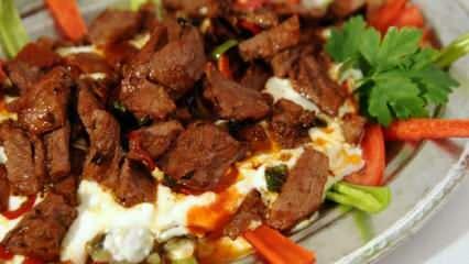 Ako urobiť najjednoduchší Ali Nazik kebab? Gaziantep
