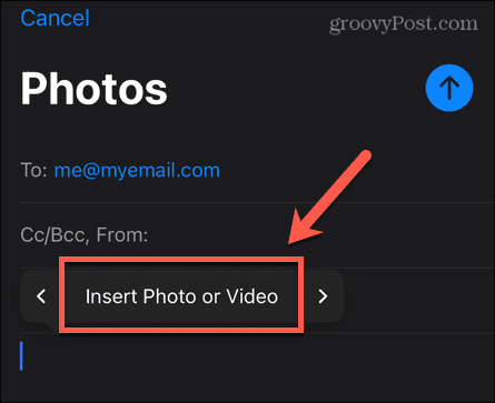 iphone vložte fotografiu alebo video