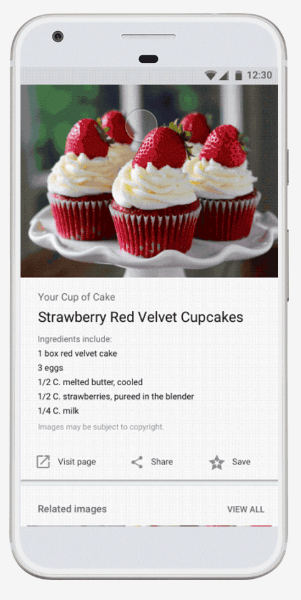 Google aktualizuje vyhľadávací modul obrázkov na recepty, výrobky a ďalšie.