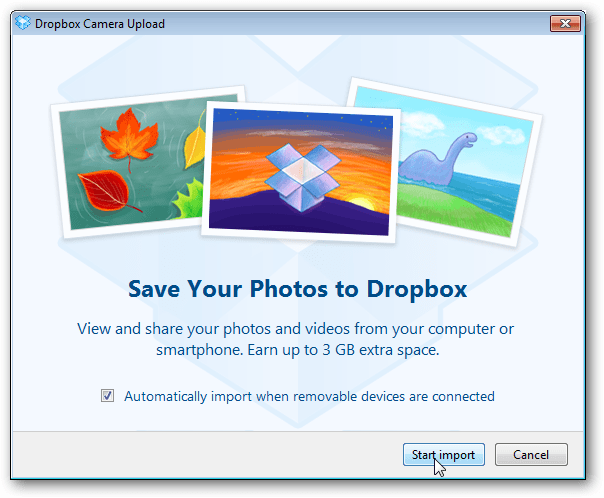 Dropbox Ponúka 3Gigs voľného miesta pre použitie novej funkcie synchronizácie fotografií