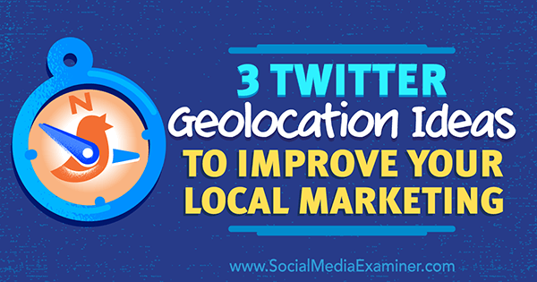 lokálne twitterové vyhľadávanie pomocou geolokácie