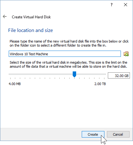 07 Určenie umiestnenia pevného disku (inštalácia systému Windows 10)