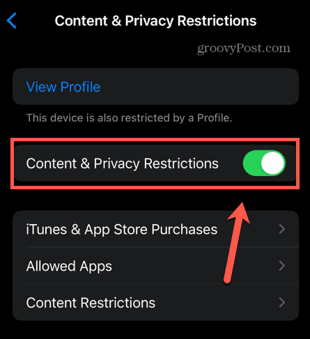 obsah iphone a obmedzenia súkromia