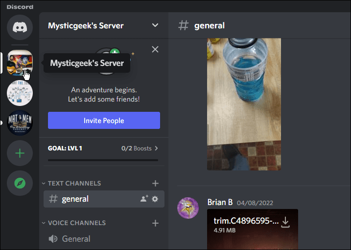 pripojiť sa k serveru Discord